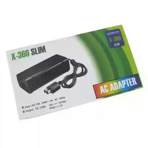 XBOX 360 Slim 2 pin 240V AC adapter